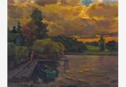 «Лодка на закате»