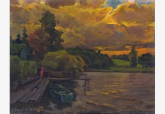 «Лодка на закате»