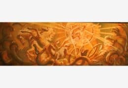 Эскиз панно «Георгий Победоносец»