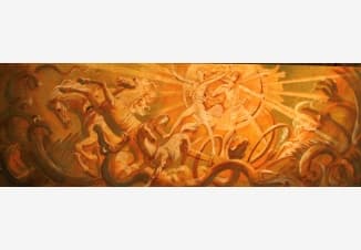 Эскиз панно «Георгий Победоносец»