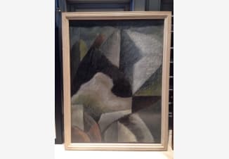 Черно-серый-белый пейзаж