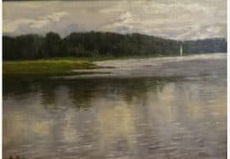 Пейзаж с озером