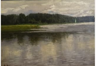 Пейзаж с озером