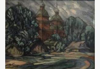 Село Шмаково. Хмурый день.