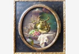 Натюрморт с медной посудой