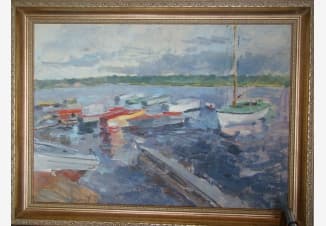 Лодки на пирсе