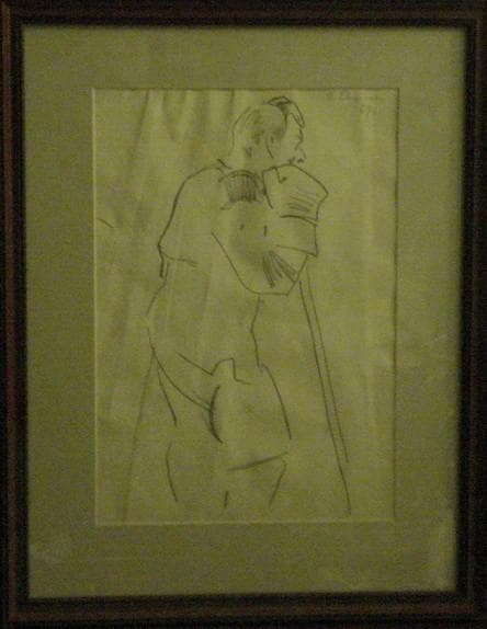 Портрет хоккеиста Бориса Майорова