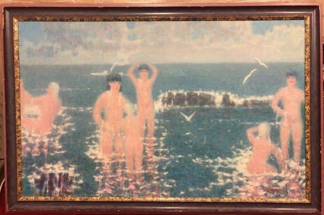 Чайки над морем