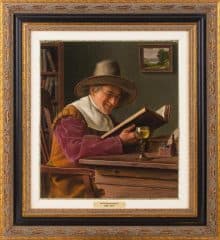 Мужчина с бокалом вина