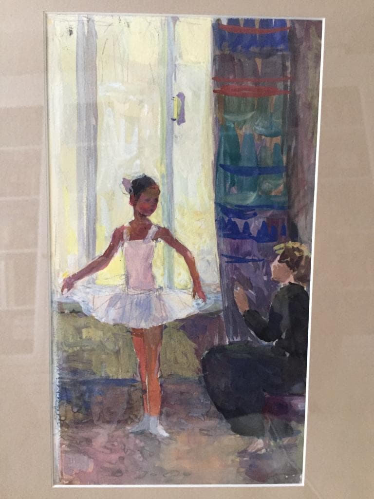 У окна. Маленькая балерина