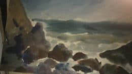 Облака над морем