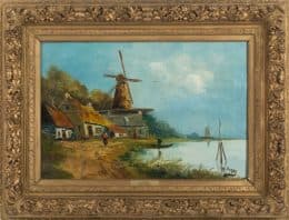 Мельница у моря