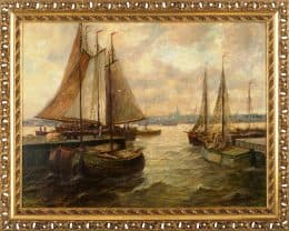 Парусники у причала