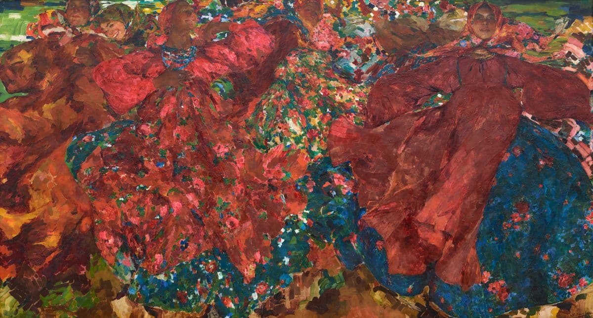 Выставка “Адепты красного. Малявин&Архипов” в Третьяковской галерее до 16 февраля 2025 года