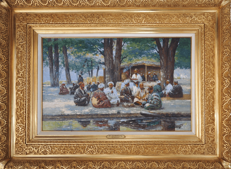 Туркестанский мотив. Чайхана.