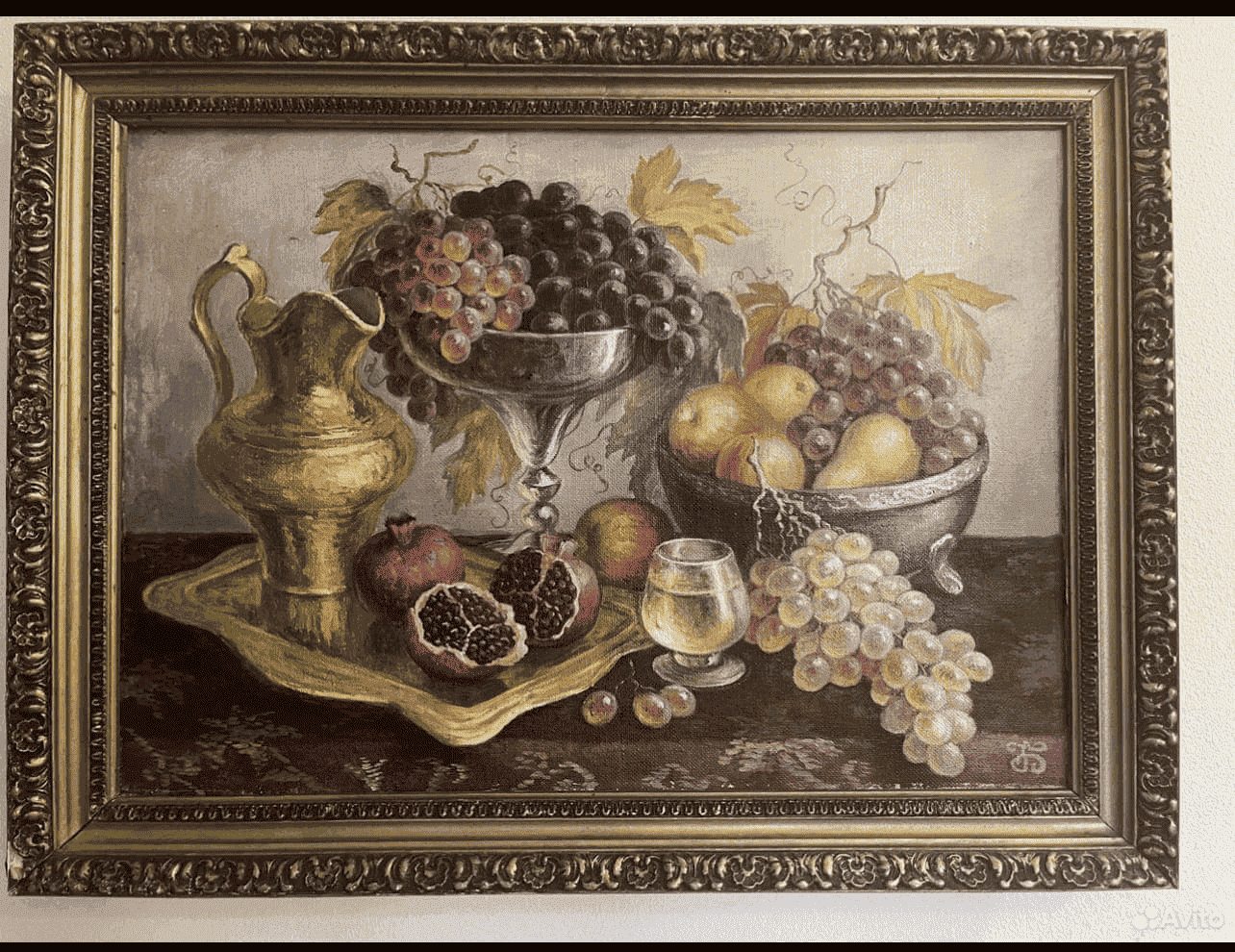 Натюрморт с виноградом