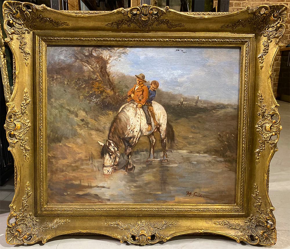 Мальчики на лошадке