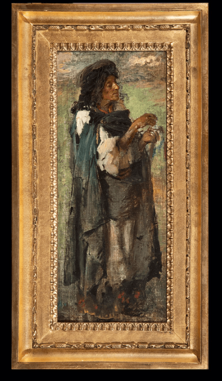 «Цыганка» Этюд к картине Гадание