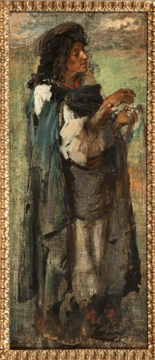 «Цыганка» Этюд к картине Гадание - изображение 2