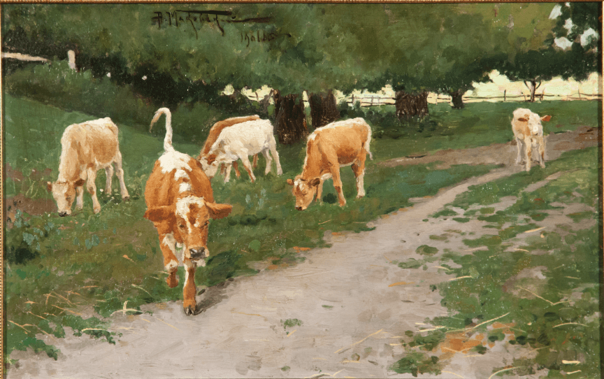 «Пейзаж с коровами» - изображение 2