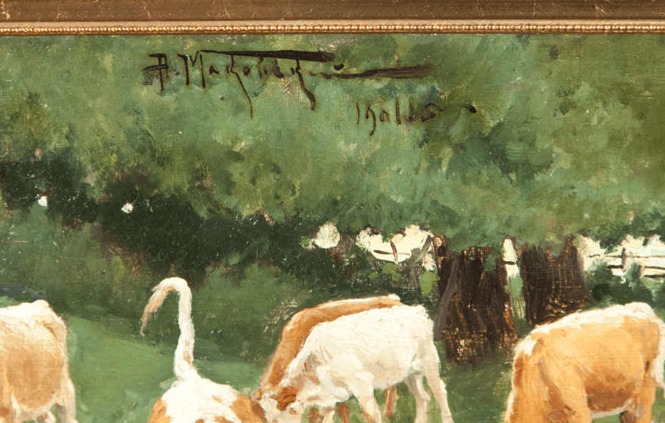 «Пейзаж с коровами» - изображение 3