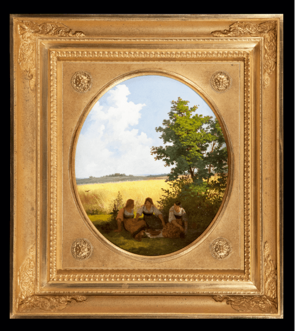 Парные работы «Отдых крестьянок» и «После жатвы»