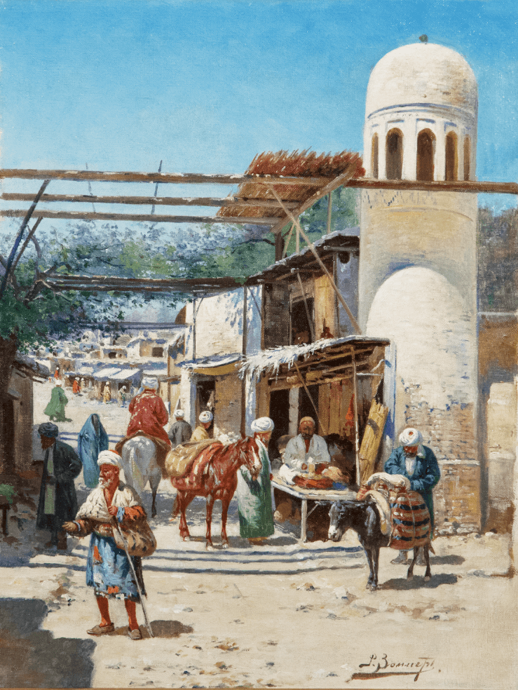 Торговая улица восточного города - изображение 2