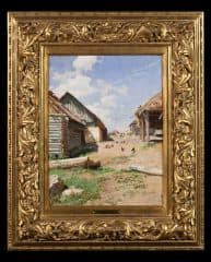 Улица в Богимово. 1890 г.