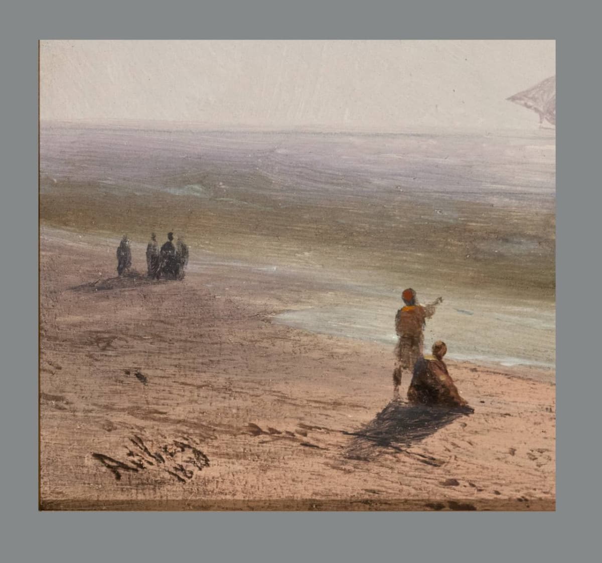 Парусники в море. 1870