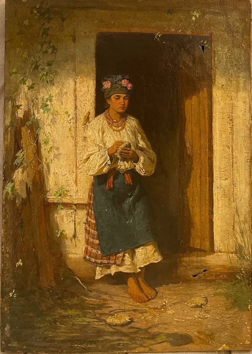 Девушка с подсолнухом