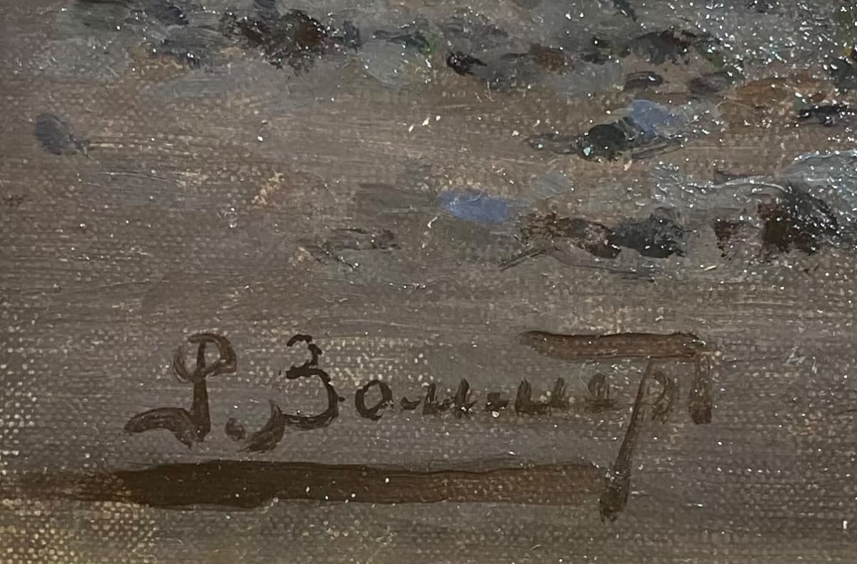Всадник у горной реки