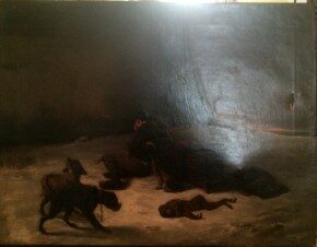 Смерть обезьянки (копия В.Перова)