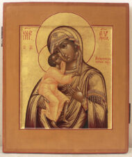 Старинная икона «Божья Матерь Феодоровская (Федоровская)»