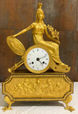 Часы каминные «Мир» с фигурой богини Беллоны
