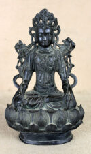 Старинная китайская бронзовая скульптура «Будда»