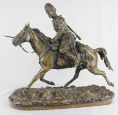 Скульптура «Казак лейб-гвардии Атаманского полка начала царствования Александра III»