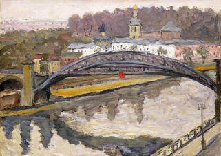 Река Москва осенью