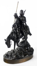 Бронзовая скульптура «Казак и казачка»