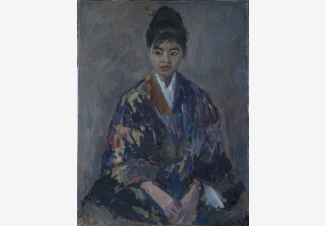 Портрет Нагаты Хисако, жертвы Хиросимы