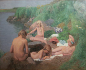 Девочки у реки