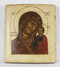 Старинная икона Божья Матерь «Казанская»