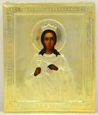 Антикварная икона «Святая великомученица Варвара»