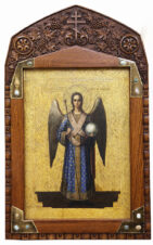 Антикварная икона «Святой Архистратиг Михаил»