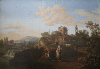 Итальянский пейзаж с пастухами
