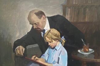 Ленин с девочкой