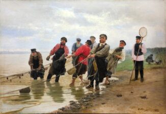 Рыбаки на Волхове