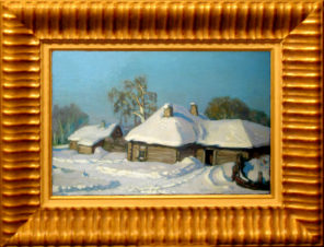 Деревня зимой