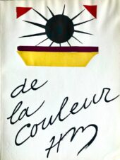 Литография «De la Couleurs», 1945